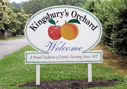 Welcome to Kingsbury's Orchard. A Proud Tradition of Family Farming